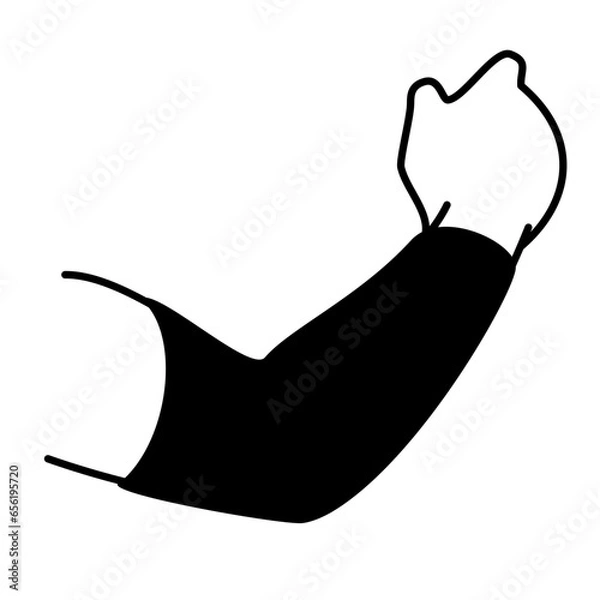 Obraz 腕を覆うサポーター