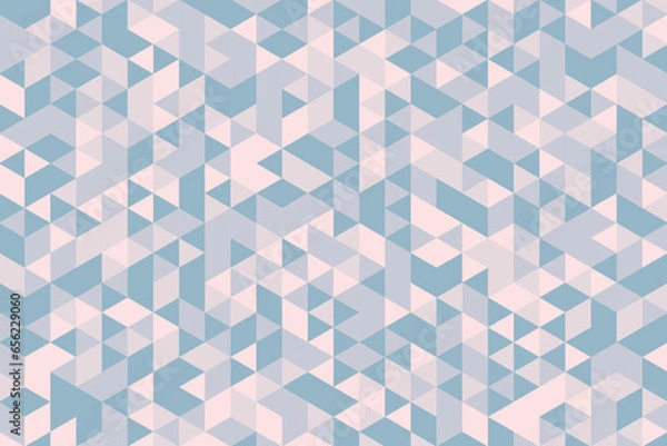 Obraz Geometric Triangle Pattern vector.