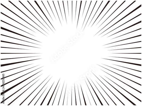 Fototapeta 集中線