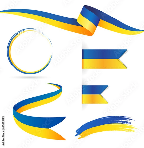 Obraz Ukraińska flaga