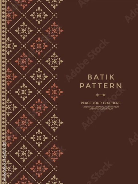 Obraz Luxury traditional pattern background with ethnic elements.