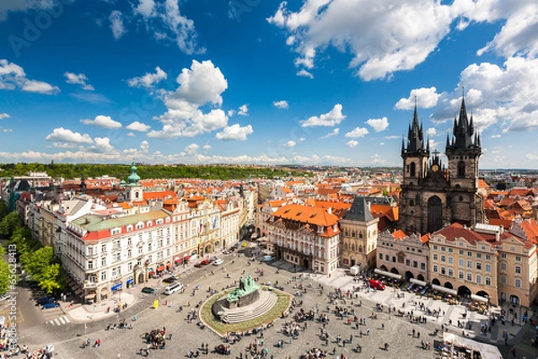 Obraz Rynek Starego Miasta w Pradze, Republika Czeska