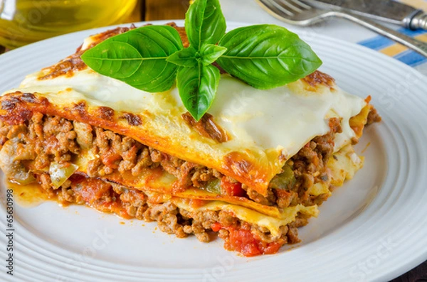 Obraz Domowa lasagne