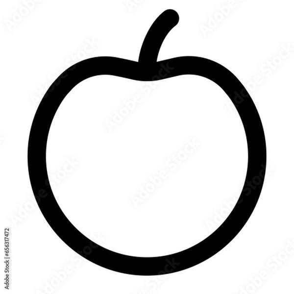 Obraz apple icon for illustration
