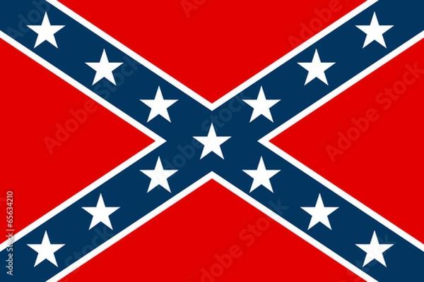 Obraz The Confederate flag