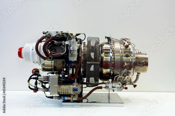 Obraz Helicopter engine