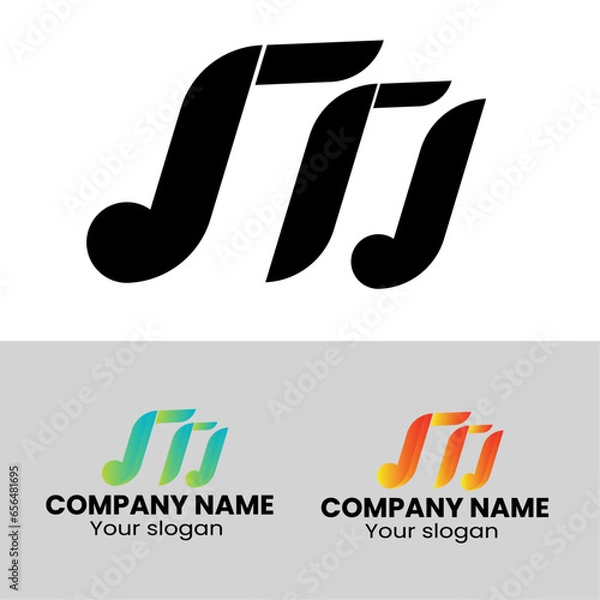 Fototapeta letter logo design