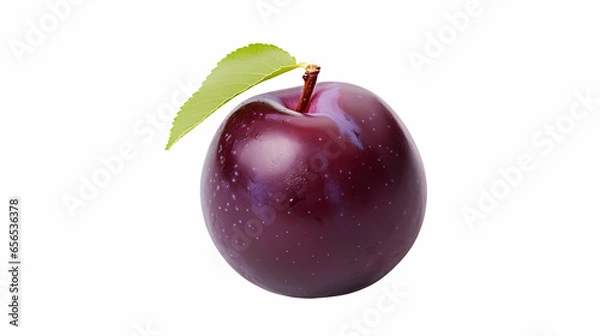 Obraz Plum white background graphic icon material PPT