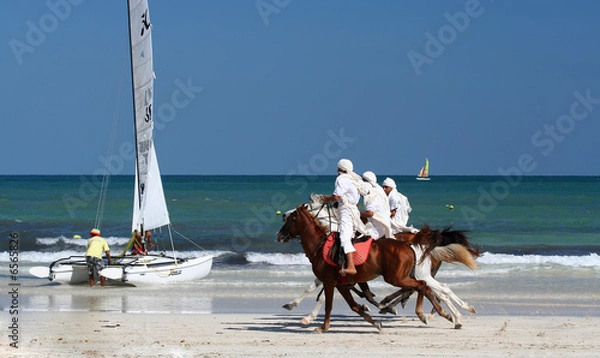 Obraz Jeździec plażowy