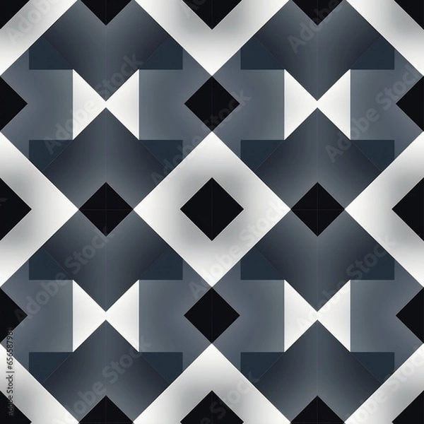 Fototapeta Abstract modern masculine geometric motif seamless pattern. Geometrical style fabric design. New Classics: Menswear Inspired Background. Tile for apparel textile, wrapping paper..