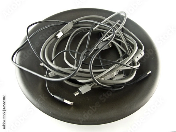 Fototapeta usb wires