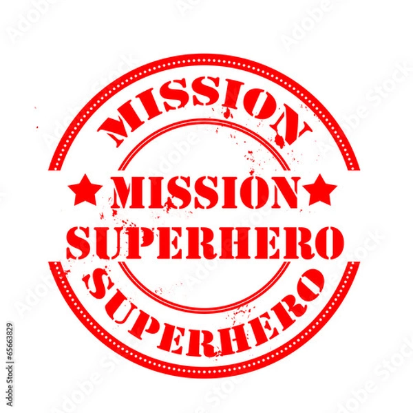 Obraz mission superherostamp