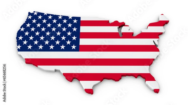 Fototapeta Map of United States