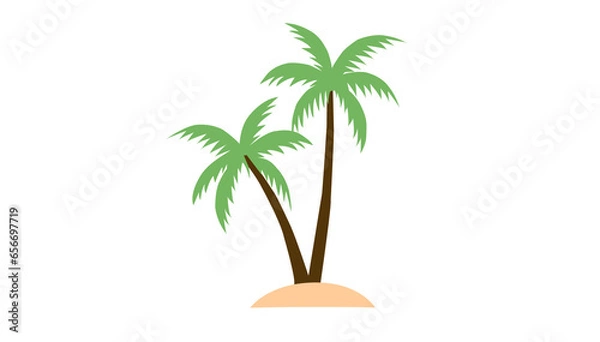 Fototapeta The Arecaceae is a family of perennial, flowering plants in the monocot order Arecales. Their growth form can be climbers, shrubs, tree-like and stemless plants, all commonly known as palms.