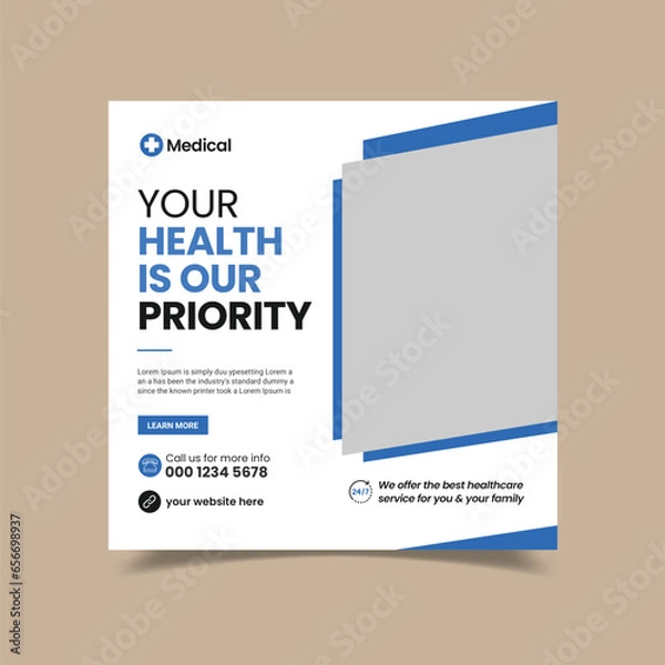 Obraz Creative Social Media Post Template