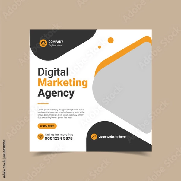 Obraz Creative Social Media Post Template