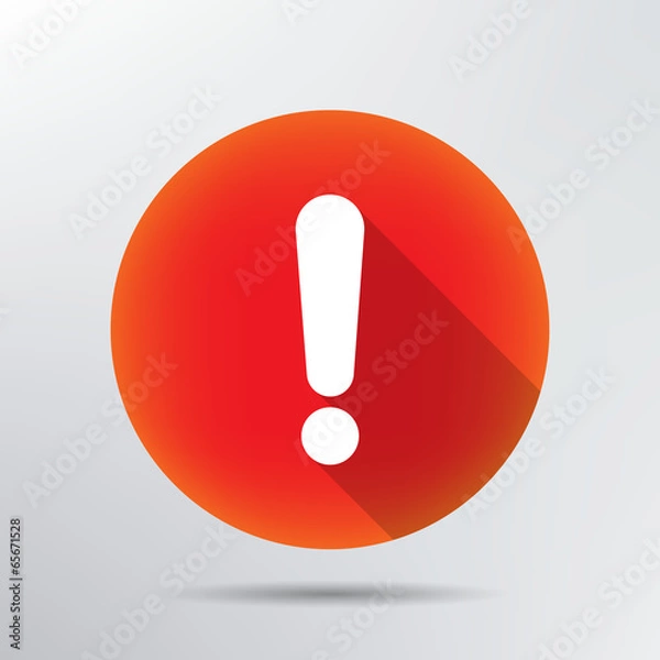 Obraz exclamation mark icon.