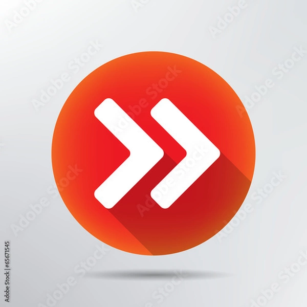 Obraz double arrows icon.