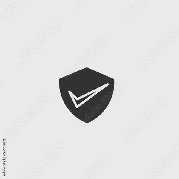 Obraz  AKKROVE SHIELD vector icon illustration sign