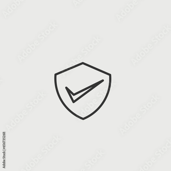 Obraz  AKKROVE SHIELD vector icon illustration sign