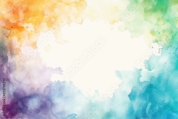 Obraz Tranquil watercolor background for your design
