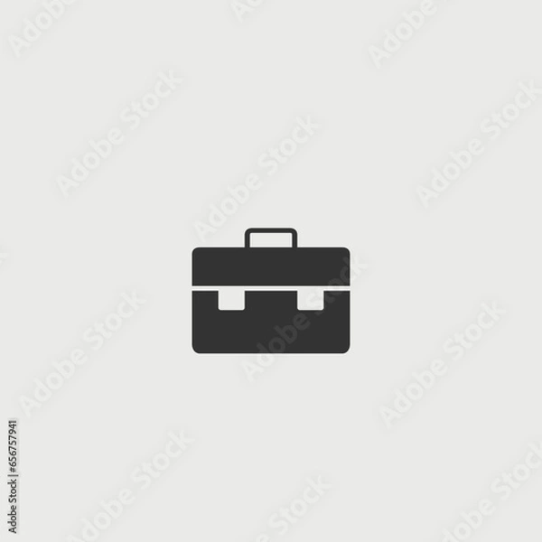 Obraz Briefcase vector icon illustration sign