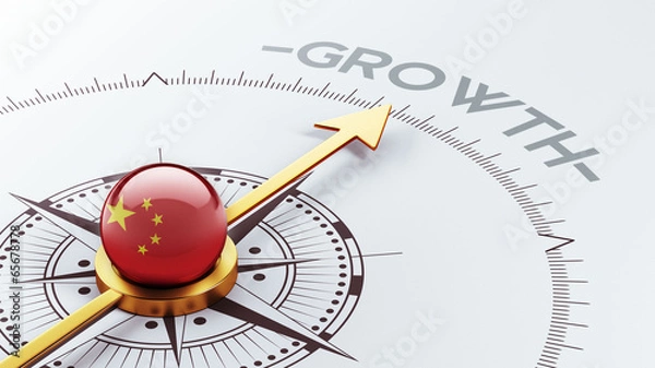 Obraz China Growth Concept.