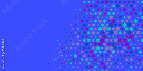 Fototapeta Colorful stars Abstract Illustration background beautiful banner with copy space