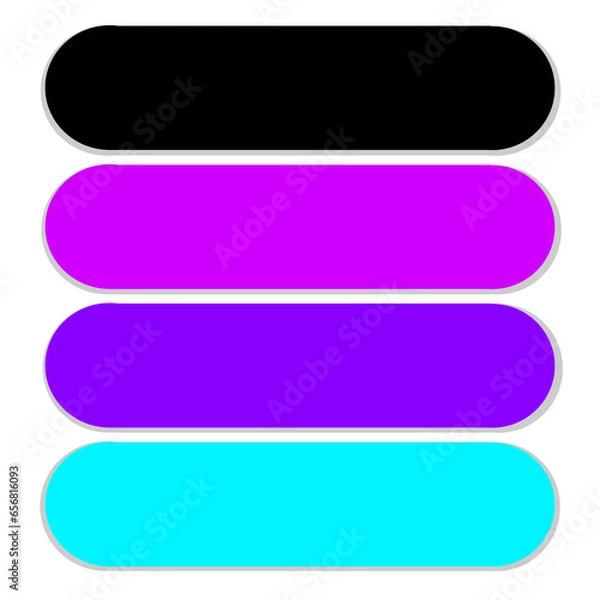 Obraz buttons for web vector,set of buttons.