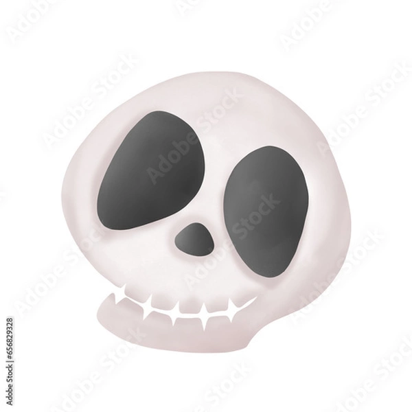 Fototapeta a cartoon skull