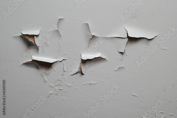 Obraz Old cracked gray paint