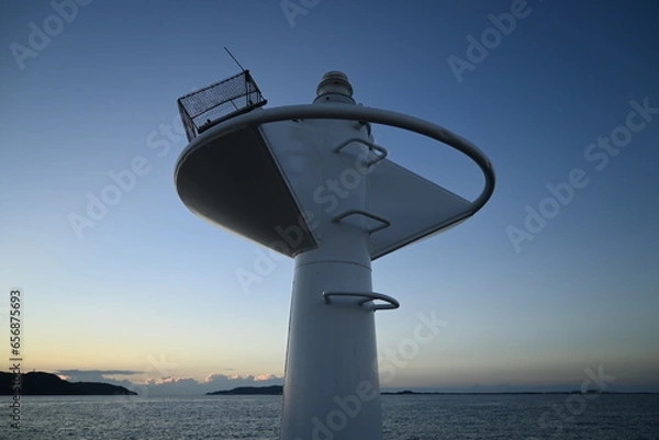 Fototapeta シーサイドももち海浜公園　夕暮れ　マジックアワー