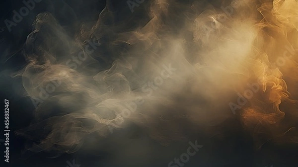 Fototapeta Smoke and dust effect overlays for creative photography and design. Add abstract, light, and hazy textures with floating particles to create mysterious and dramatic effects.