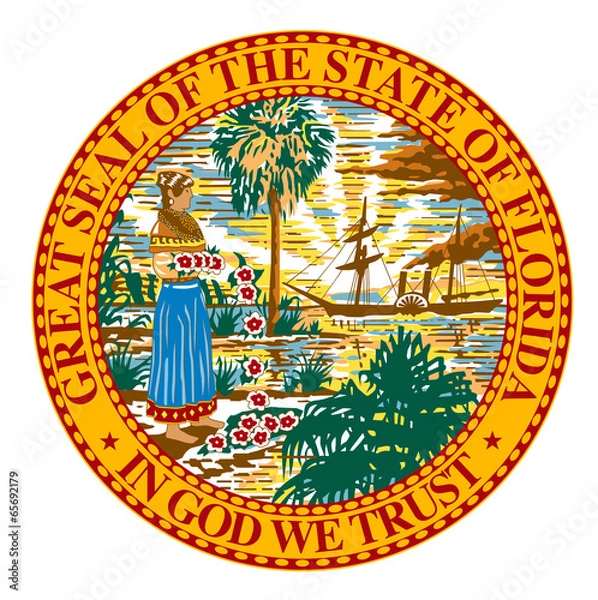 Obraz Florida State Seal