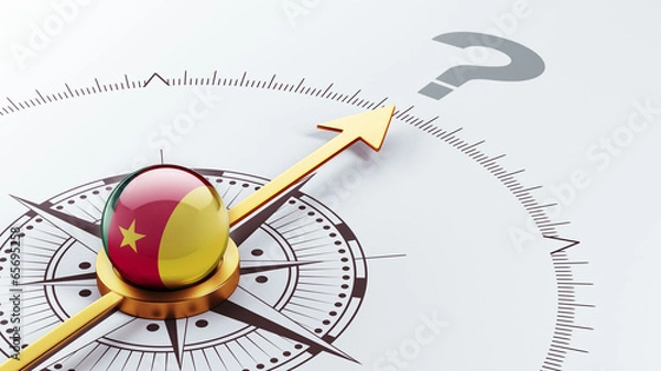Obraz Cameroon Compass Concept