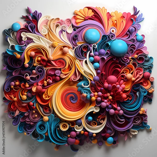 Obraz background with a skull By Generated AI