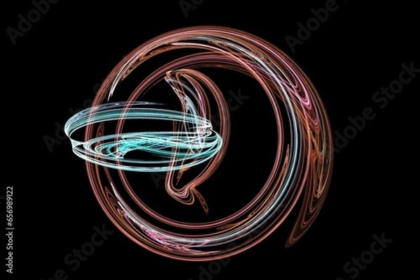 Fototapeta glowing lights