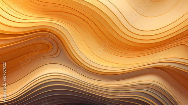 Obraz organic lines as abstract wallpaper background design yellow