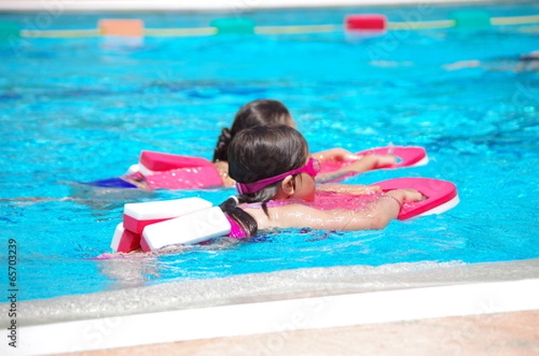 Obraz Lekcje pływania basenu