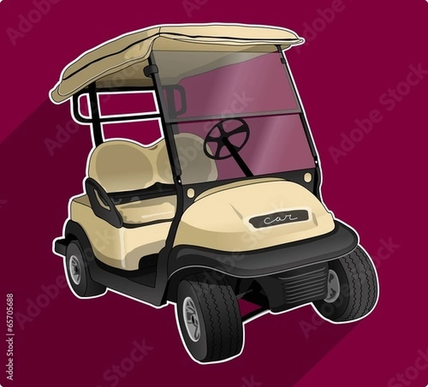 Obraz golf car