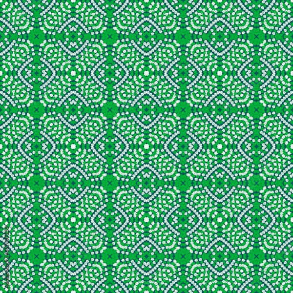 Obraz green seamless pattern