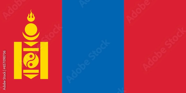 Obraz Flag of Mongolia