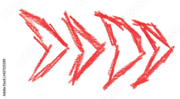 Obraz Scribble Assets - Dash Arrows