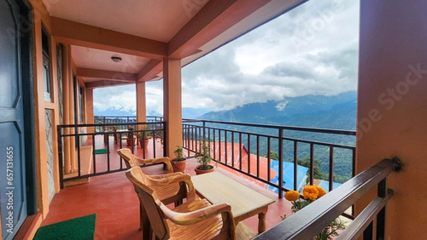 Fototapeta balcony view