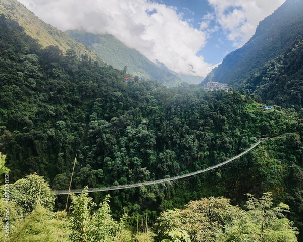 Obraz Suspension bridge