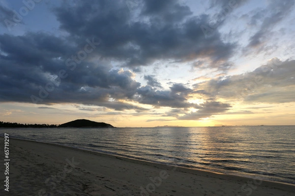 Obraz sunset over sea