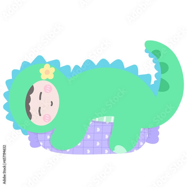 Obraz Baby child dinosaur 