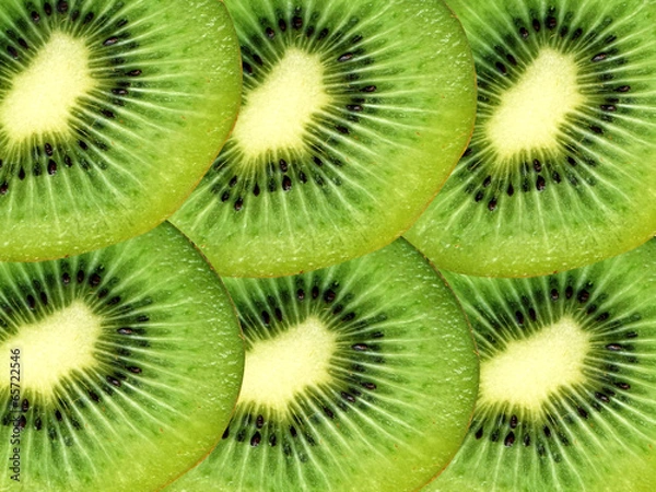 Fototapeta Kiwi fruit slices