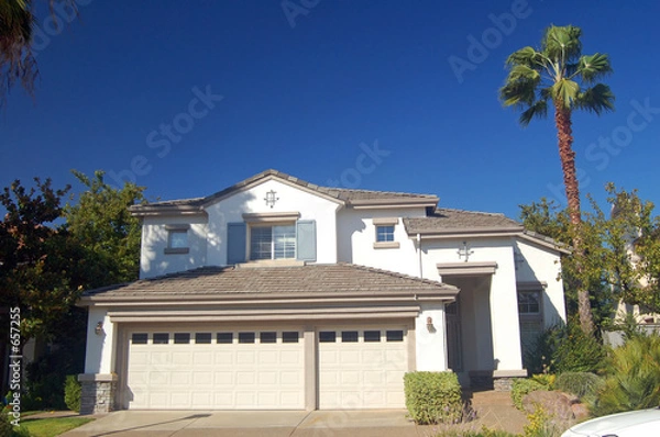 Fototapeta suburban house