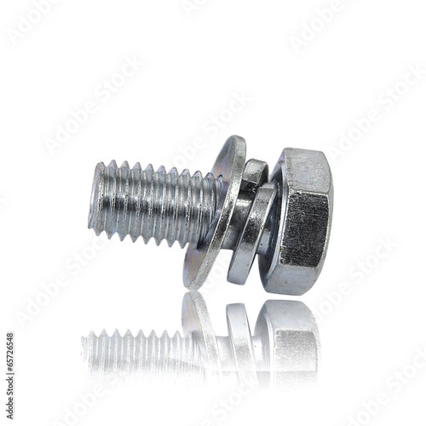 Obraz screws and nut